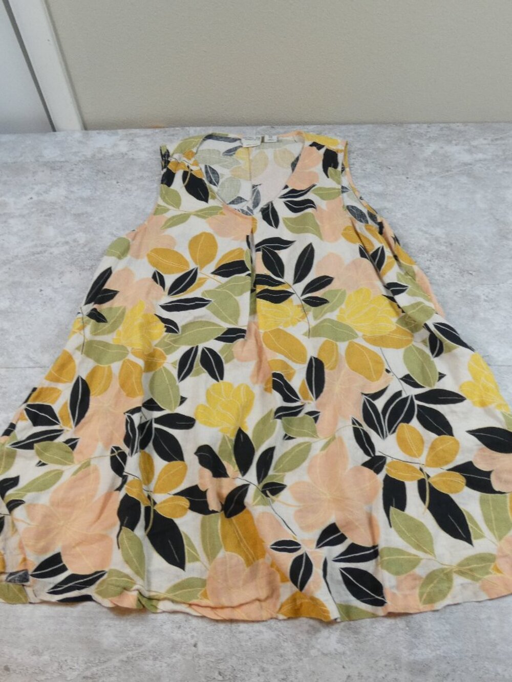 Rachel Zoe Dress Unlined Inverted Front Pleat A Line Lenin Pockets Resort Wear
